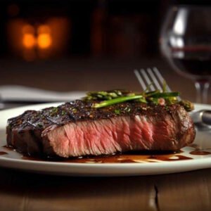 Naco de novilho na brasa